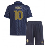 Camiseta Juventus Kenan Yildiz #10 Tercera Equipación para niños 2024-25 manga corta (+ pantalones cortos)